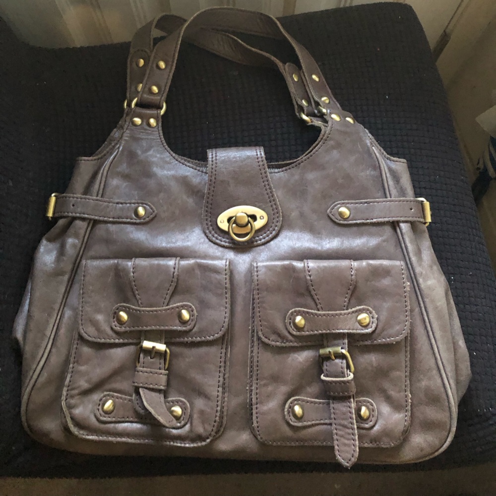 Joy & Peace Leather Safari Inspired Purse-688